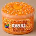 Orange Swirl Slime
