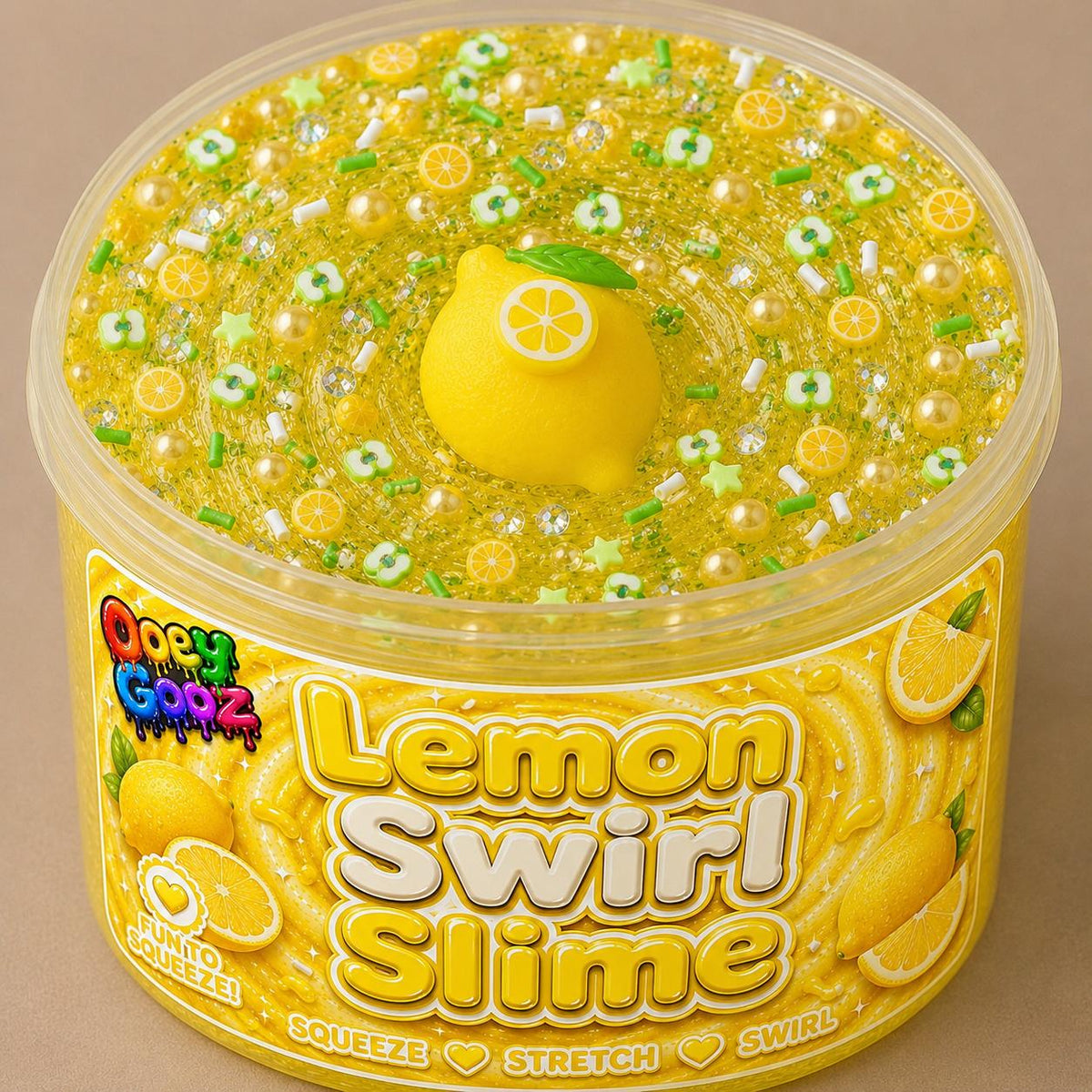 Lemon Swirl Slime