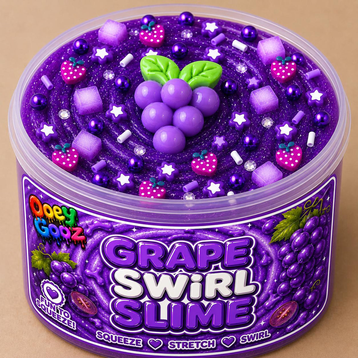 Grape Swirl Slime